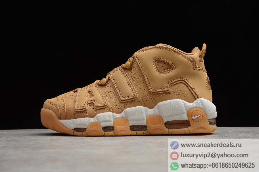 Nike Air More Uptempo 96 Wheat Flax AA4060-200 Unisex Shoes